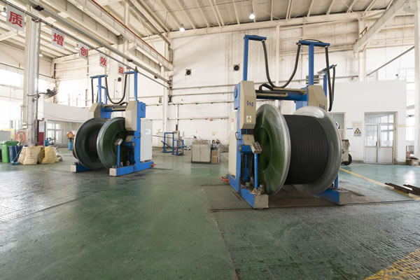 金山电缆车间一角